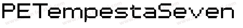 PETempestaSeven 字体字体转换